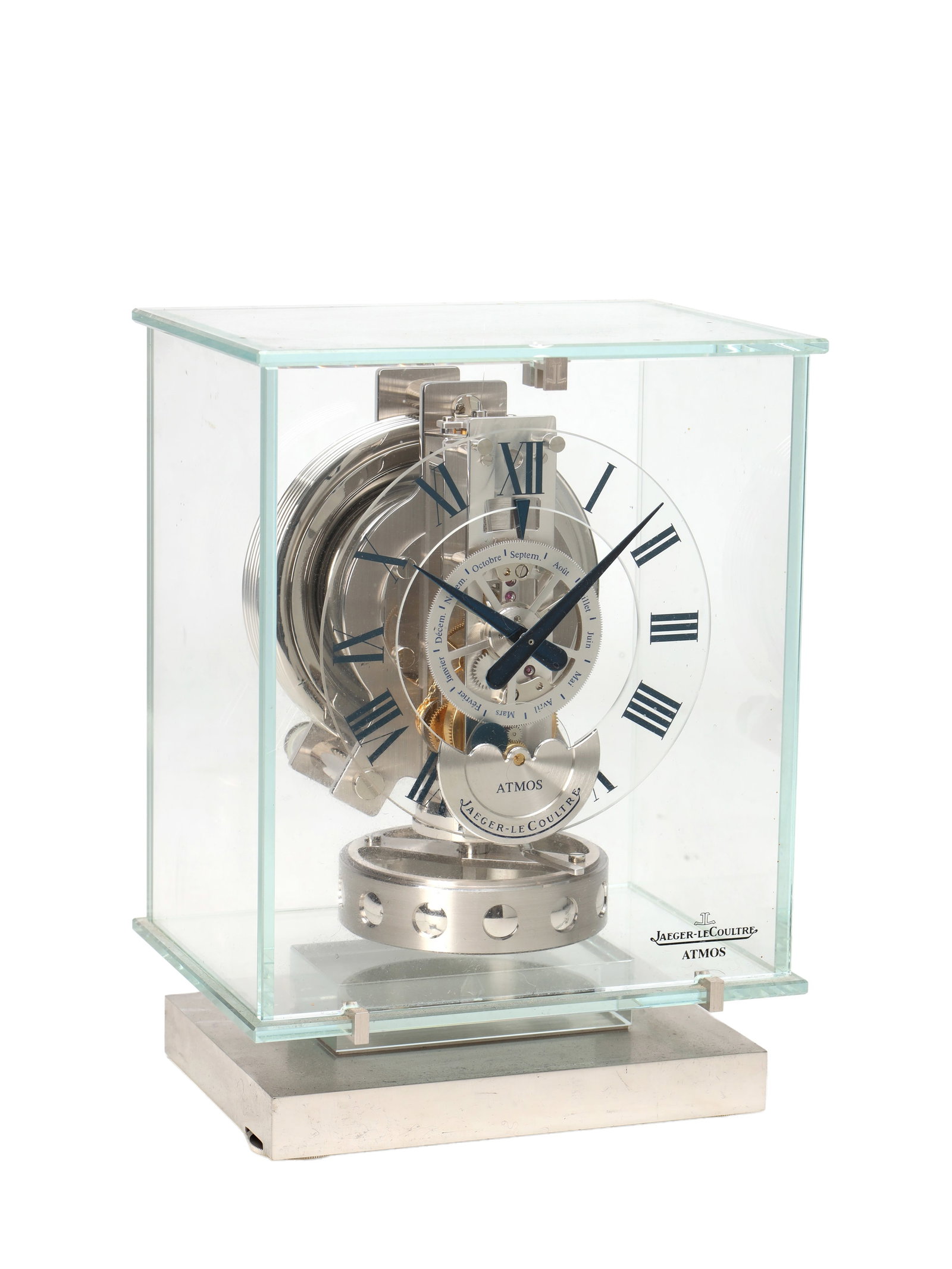 A LATE 20TH CENTURY JAEGER-LECOULTRE ATMOS PHASES DE LUNE CLOCK (1 of 13)