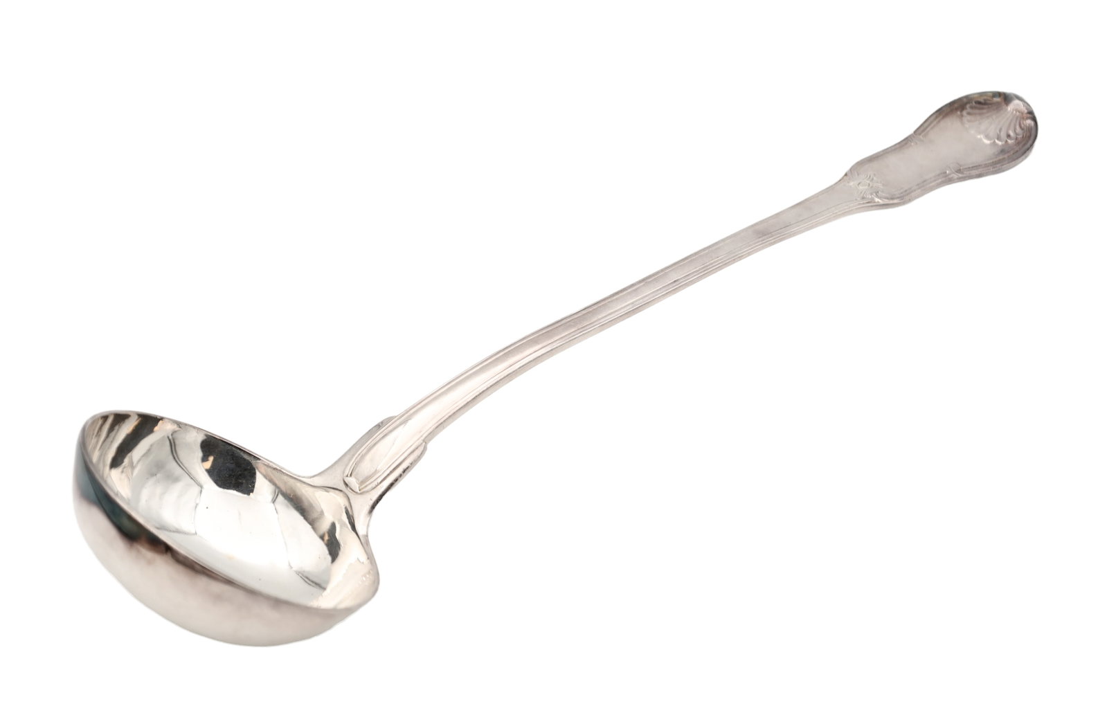 A FRENCH SILVER LADLE (1 of 5)