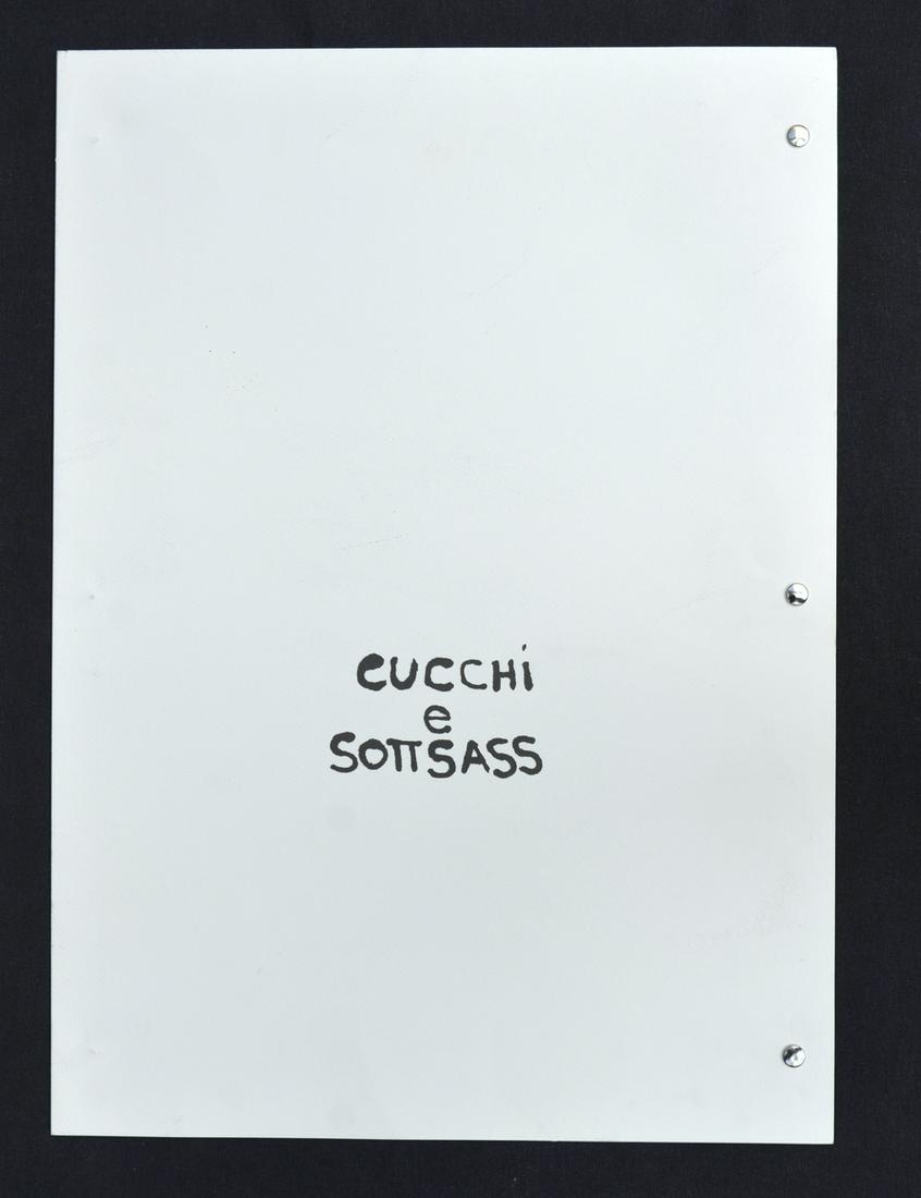 Enzo Cucchi & Sottsass: print '1999' ex. 183 (48x68cm): Enzo Cucchi & Sottsass: print '1999' ex. 183 (48x68cm)
