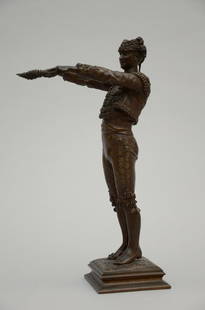 A.E. Dubucand: bronze statue 'Toreador' (h48cm) (*): A.E. Dubucand: bronze statue 'Toreador' (h48cm) (*)