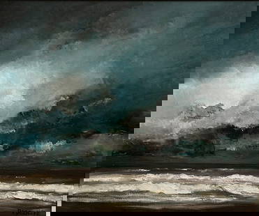 Paul Permeke: painting (o/c) 'seascape': Paul Permeke: painting (o/c) 'seascape'