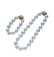 A Set of White Cultured Pearl Necklace and Bracelet