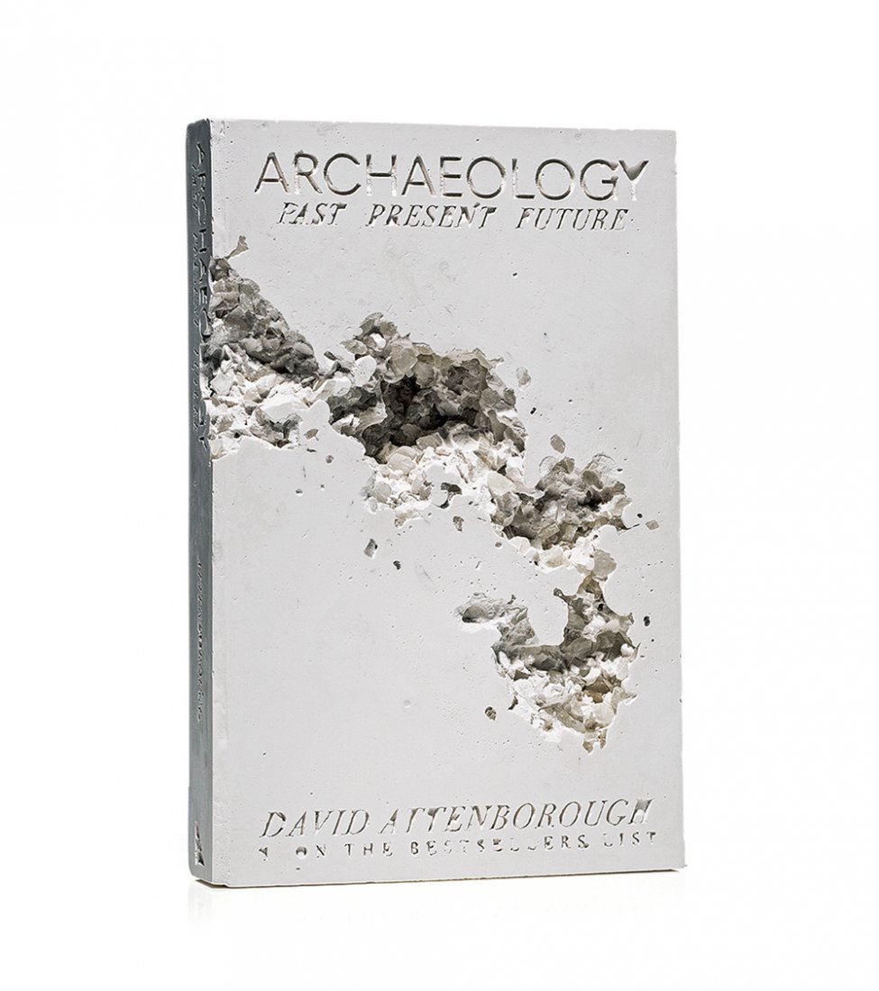 Daniel Arsham Fictional Non-Fiction: Archeology, 2019: DANIEL ARSHAM (AMERICAN, B. 1980) Fictional Non-Fiction: Archeology, 2019 20.6 x 13.5 x 3 cm., Condition Report Grade 1 Plaster and crushed glass sculpture edition:"354"/500 20.6 x 13.5 x 3 cm. (8 x 5