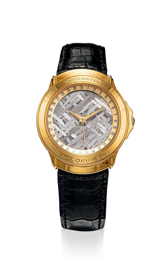 A YELLOW GOLD AUTOMATIC WRISTWATCH (1 of 1)