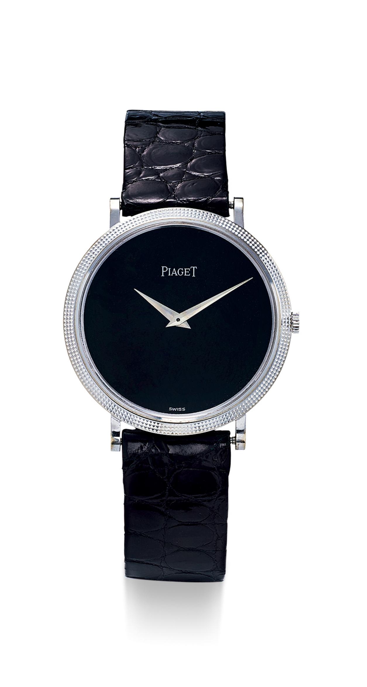 A WHITE GOLD MECHANICAL WRISTWATCH (1 of 1)