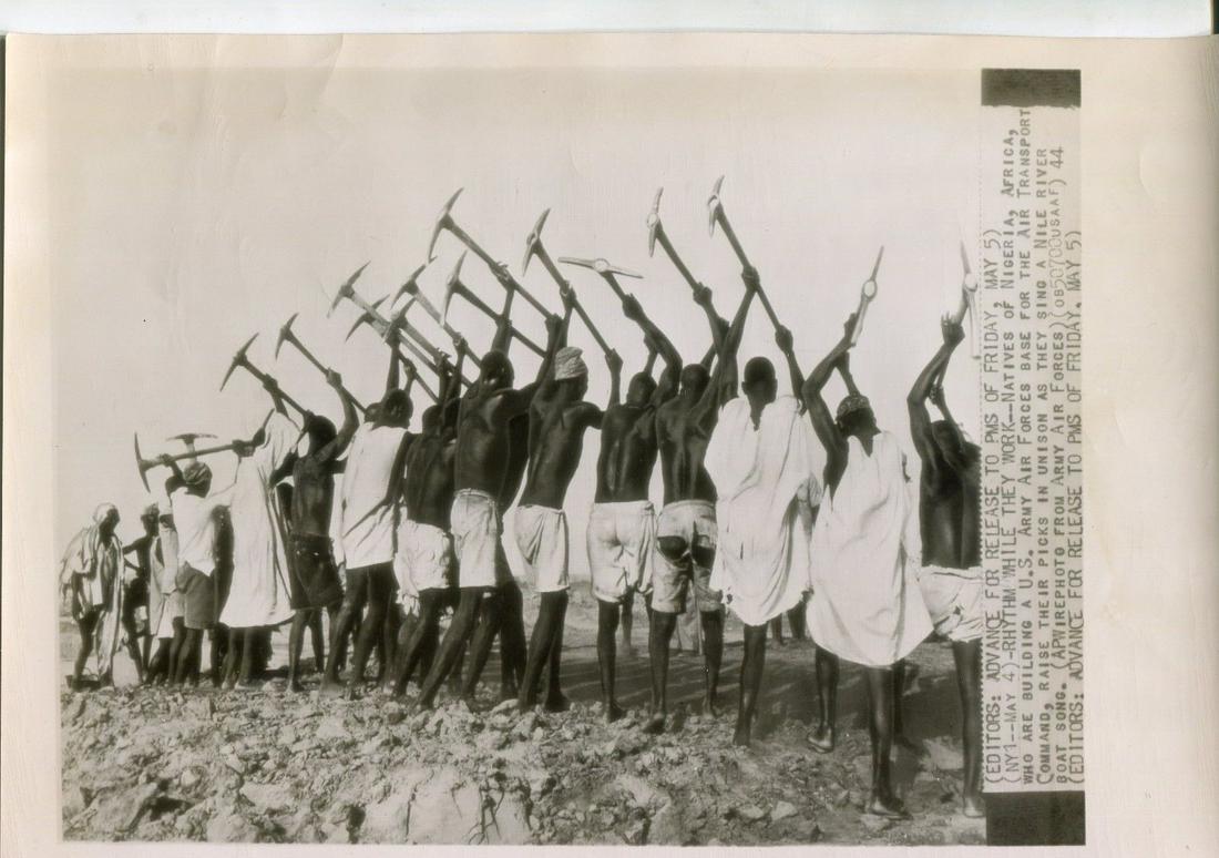 Nigerians Build U.S. Army Air Force Base 1944 Original (1 of 2)