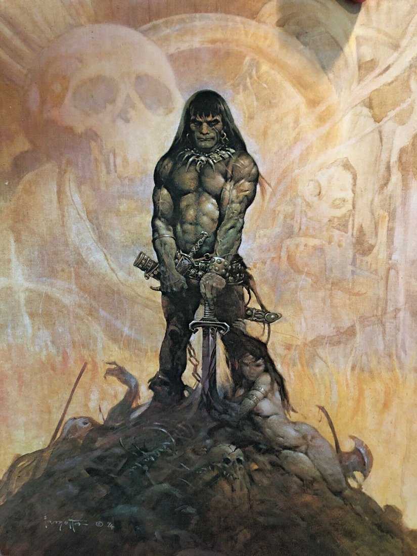 FRANK FRAZETTA "Conan The Barbarian" Litho (1 of 3)