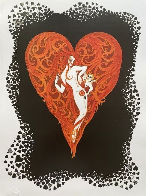 Erte Print on Thick Paper. (1 of 1)
