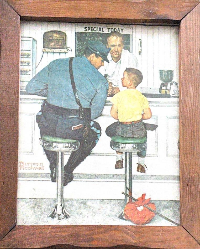 Runaway by Norman Rockwell- Canvas Print (1 of 1)