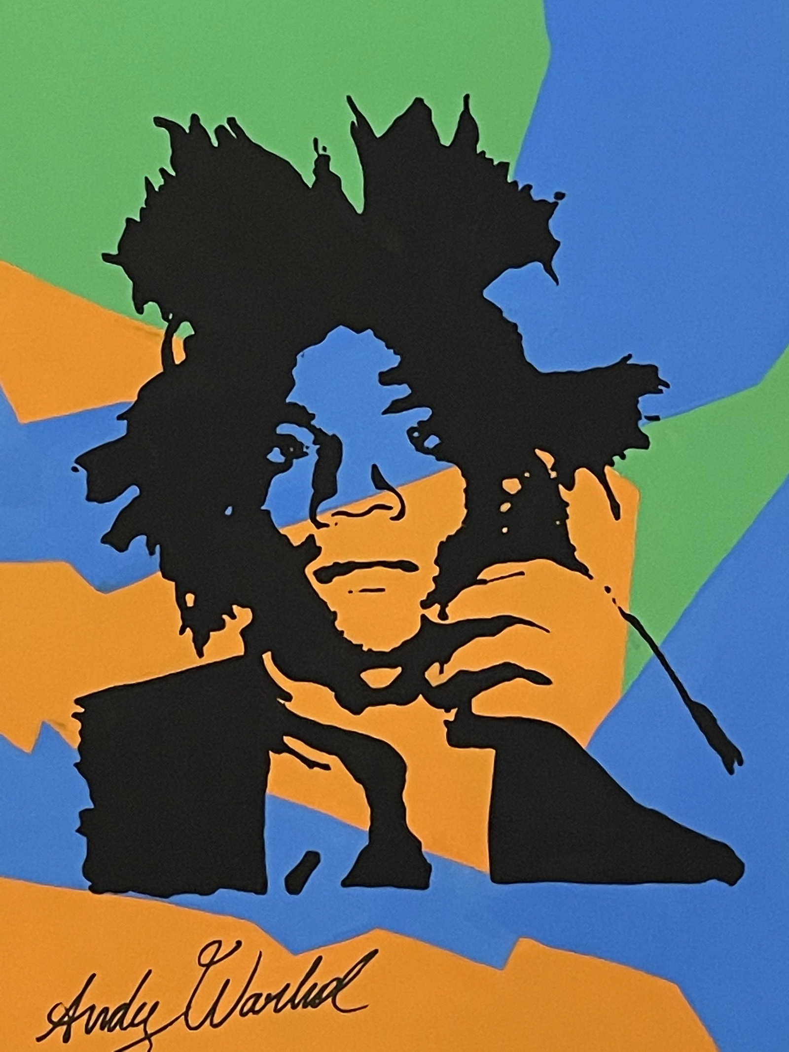 Andy Warhol - Drawing and Watercolor (In Style Of): In the Style of Andy Warhol - Drawing and Watercolor Painting on paper, signed artwork, Unframed. This is not a print, the drawing was acquired from a estate sale. It does not come with any paper work