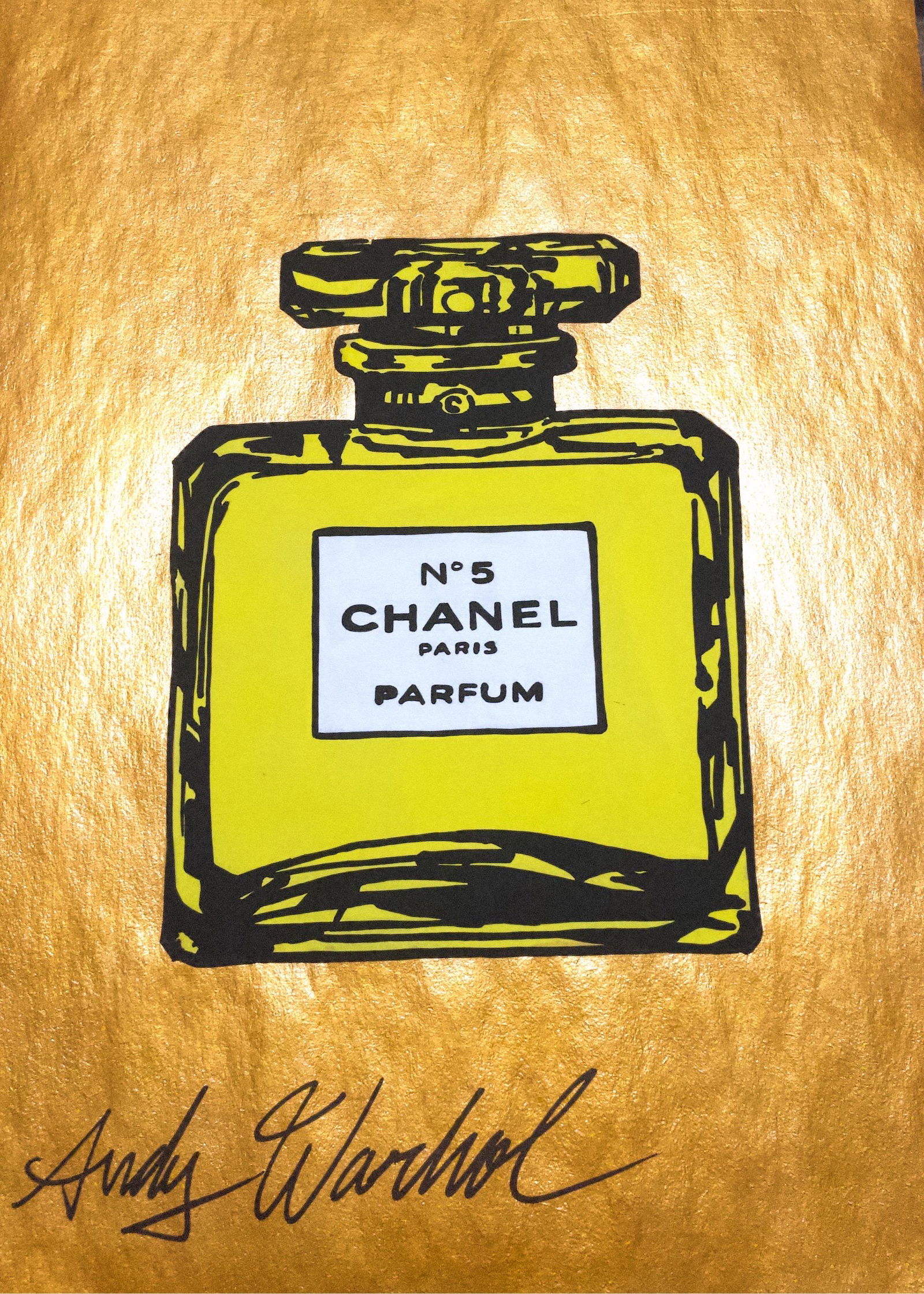 Andy Warhol - Drawing and Watercolor Painting (1 of 2)