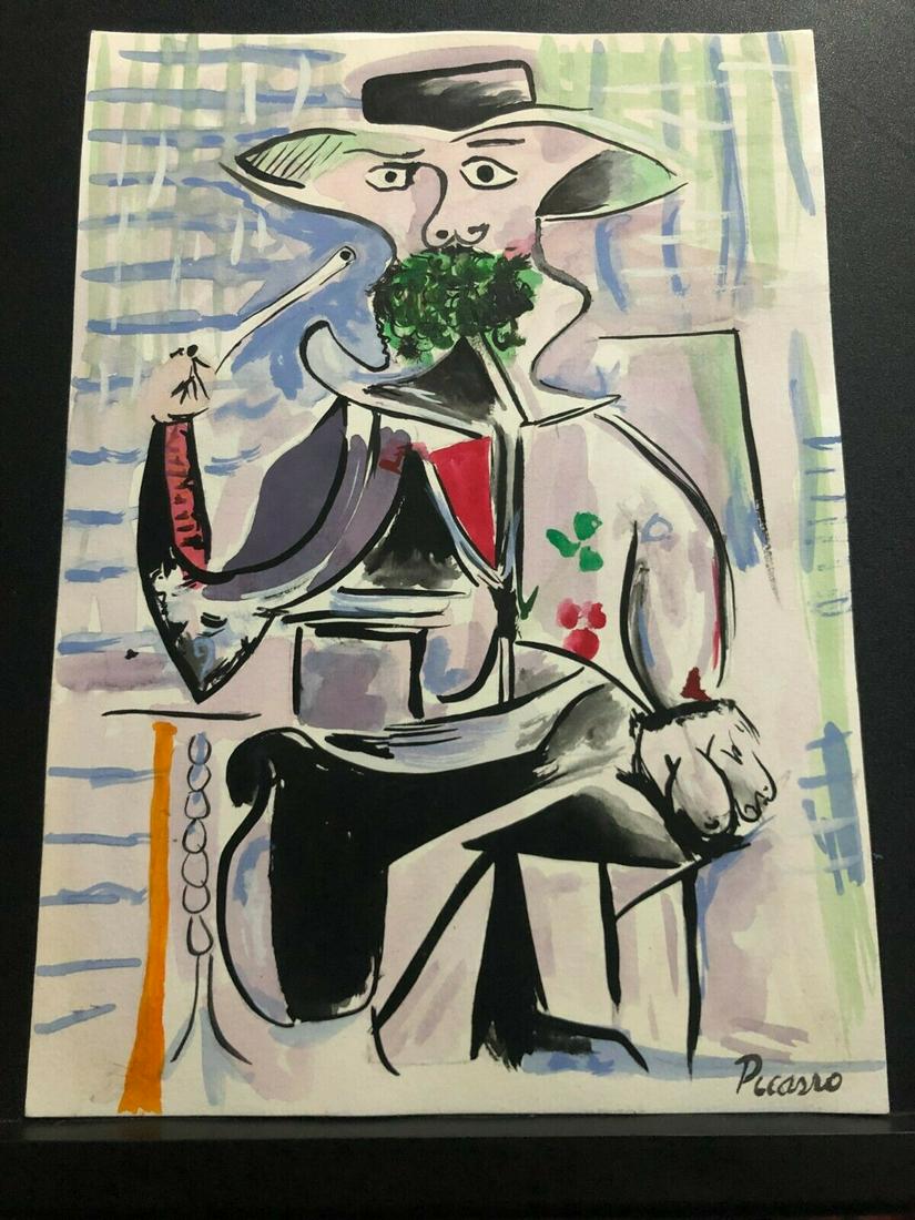 PICASSO - Drawing and Watercolor P(In Style Of) (1 of 2)