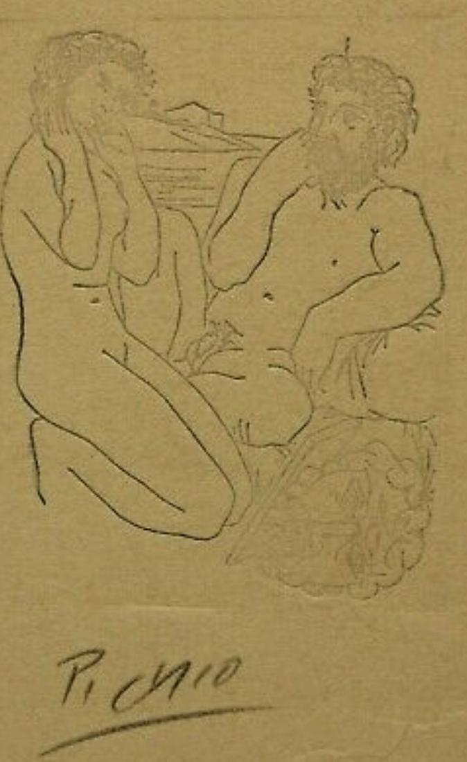 Pablo Picasso Etching Signed (1 of 4)