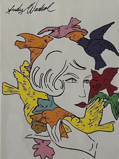 Andy Warhol - Drawing and Watercolor Painting (1 of 2)