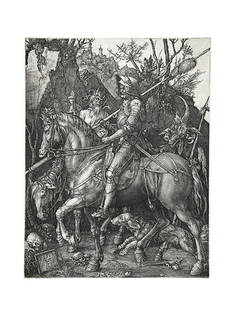 Albrecht Durer: - Canvas Print: Albrecht Durer: Knight,-Canvas Print. Size Approx. 8x10 inches. Canvas print are not stretched or framed. Provenance: Private Collector, NY.
