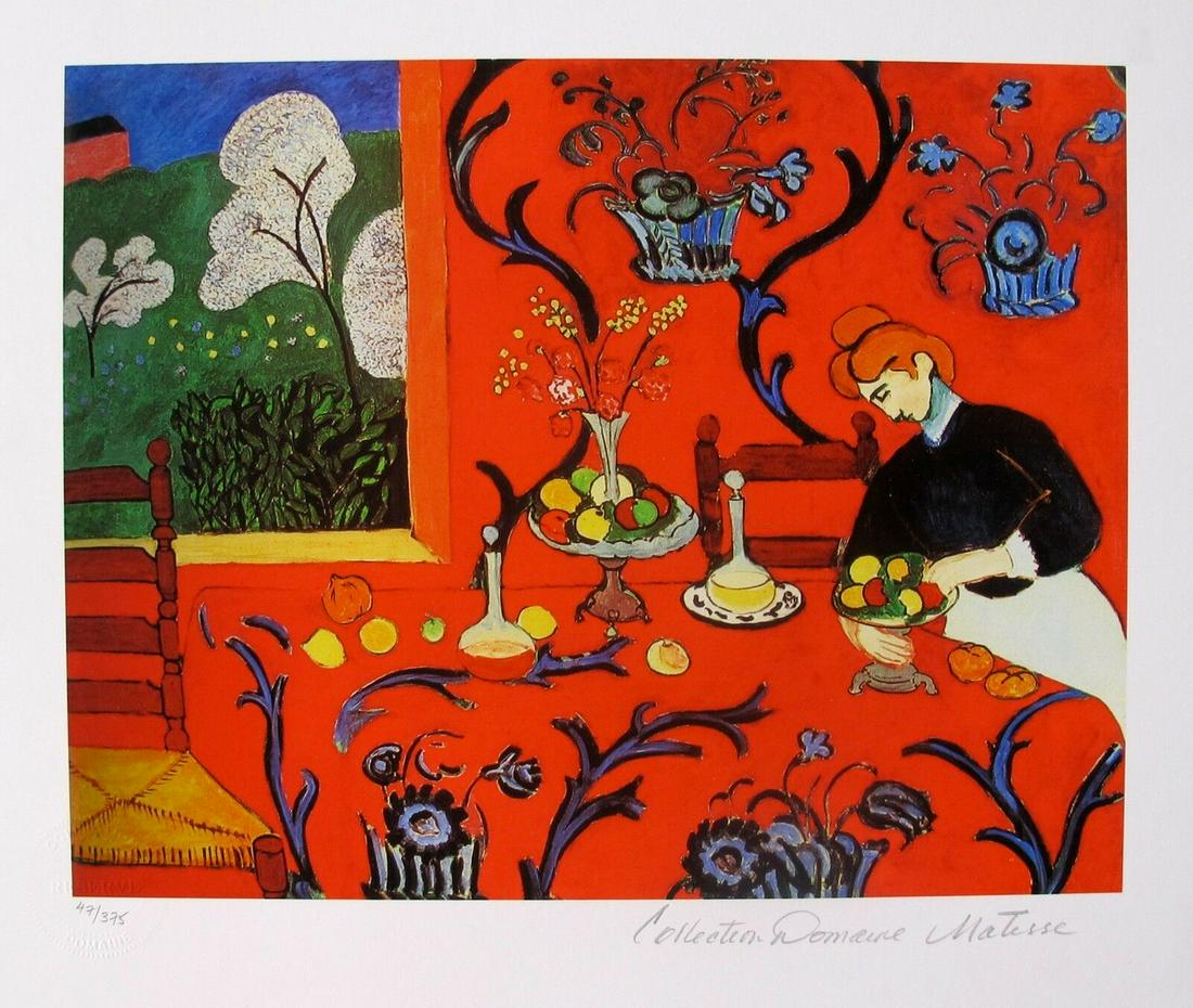HENRI MATISSE "THE RED ROOM" Print (1 of 1)