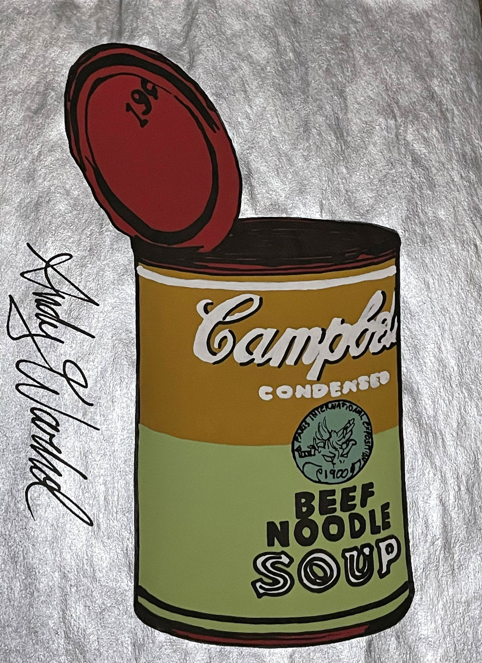 Andy Warhol - Drawing and Watercolor Painting: In the Style of Andy Warhol - Drawing and Watercolor Painting on paper, signed artwork, Unframed. This is not a print, the drawing was acquired from a estate sale. It does not come with any paper work