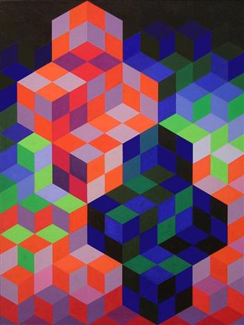 Victor Vasarely OP Art Print (1 of 1)