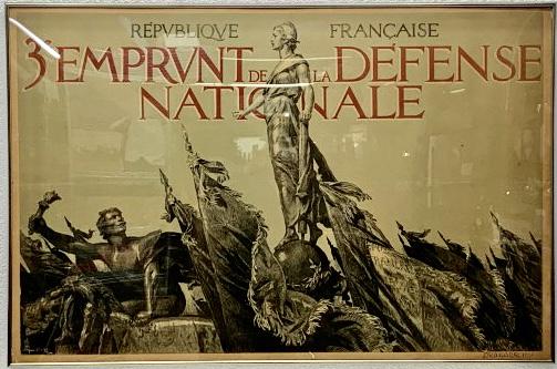 1917 French Wwi War Poster, 3e Emprunt De La Defense N (1 of 8)