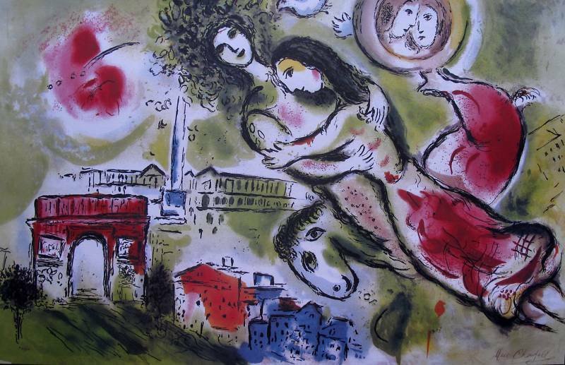 MARC CHAGALL Signed Limited Edition Lithograph (1 of 1)