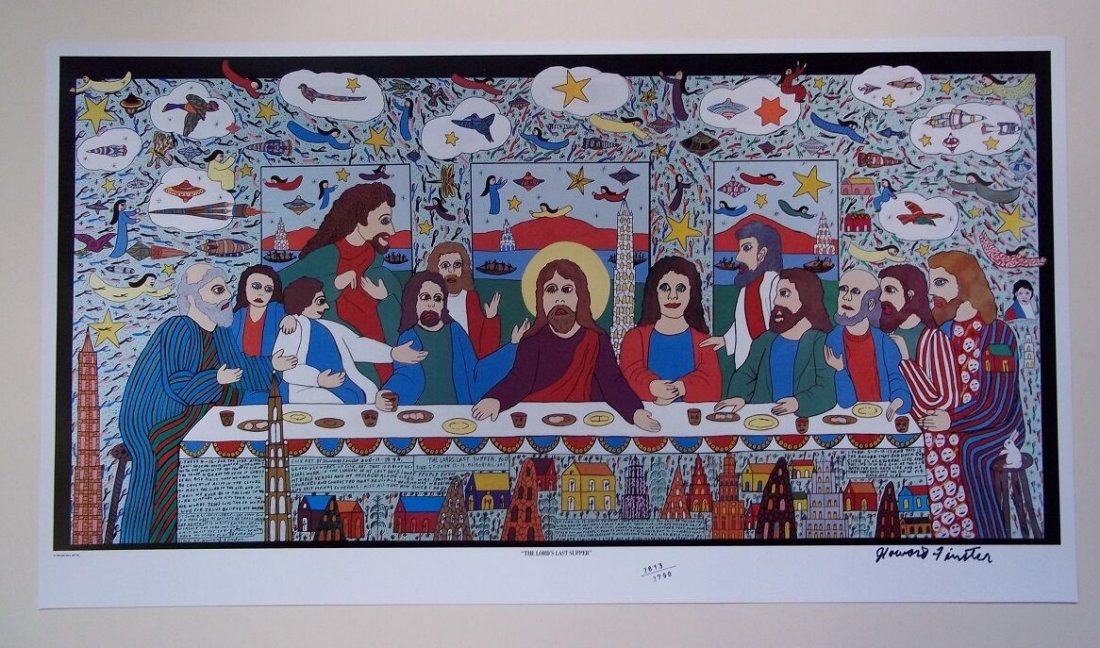 HOWARD FINSTER SIGNED LITHO (1 of 2)