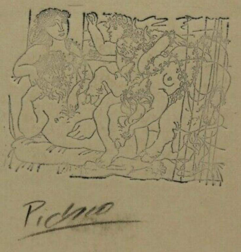 Pablo Picasso Etching Signed with Pencil (1 of 4)