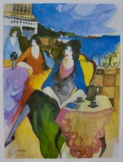 Itzchak Tarkay  Lithograph Art-Signed Limited Edition (1 of 1)