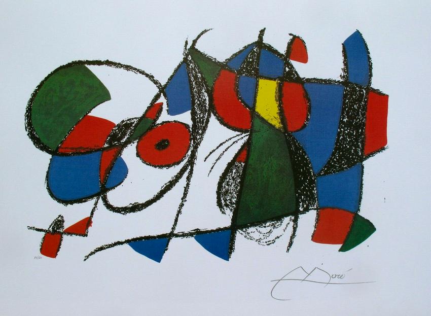 JOAN MIRO  Lithograph -Signed Limited Edition (1 of 2)
