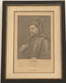 Portrait of Geoffrey Chaucer engraved by E.Robison