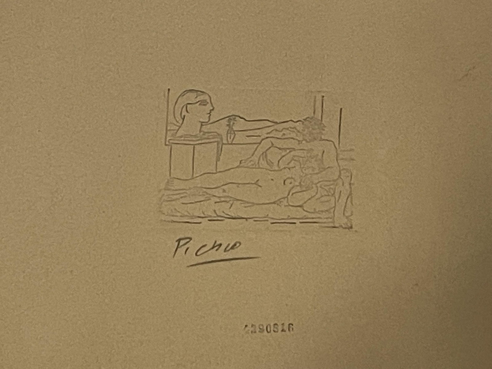 Pablo Picasso Etching Signed with Pencil (1 of 3)