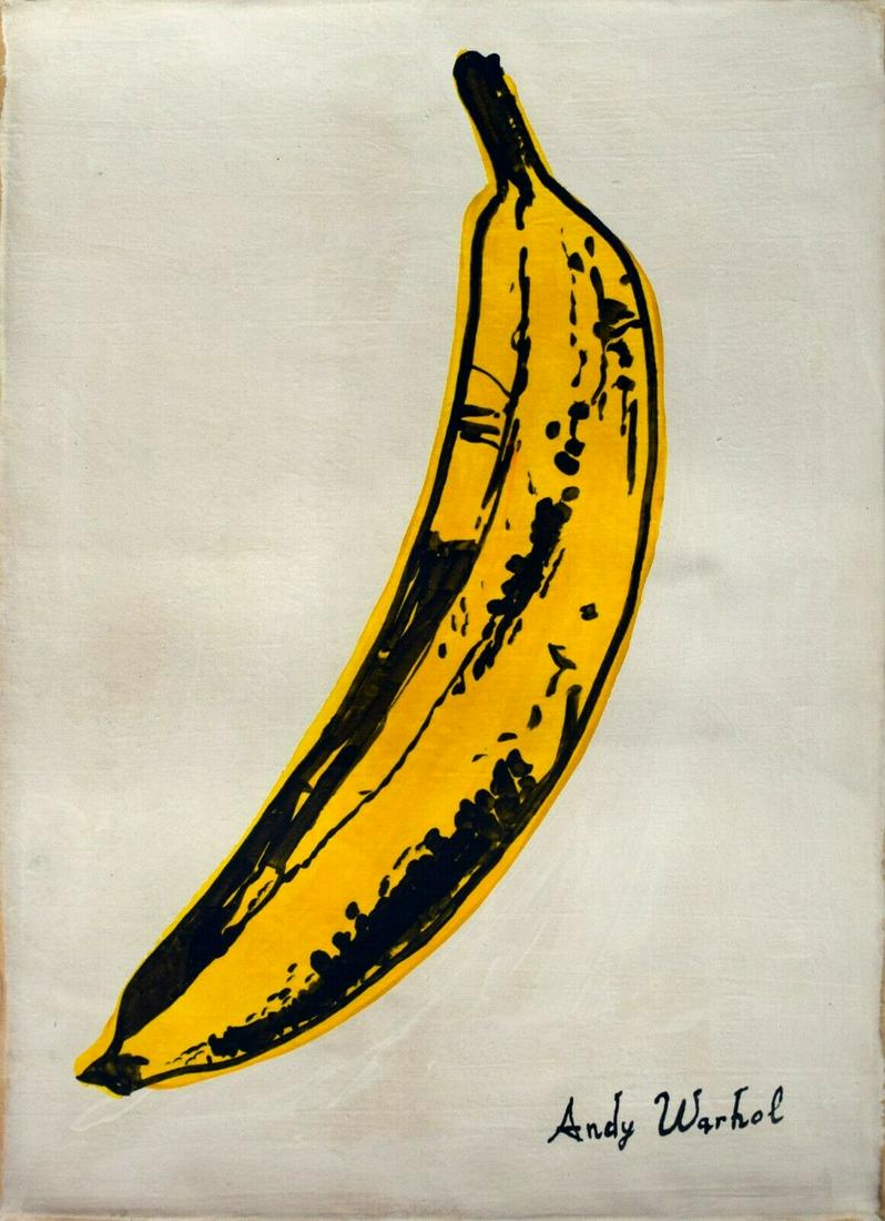 Andy Warhol, Abstract Painting on Canvas Signed (1 of 4)