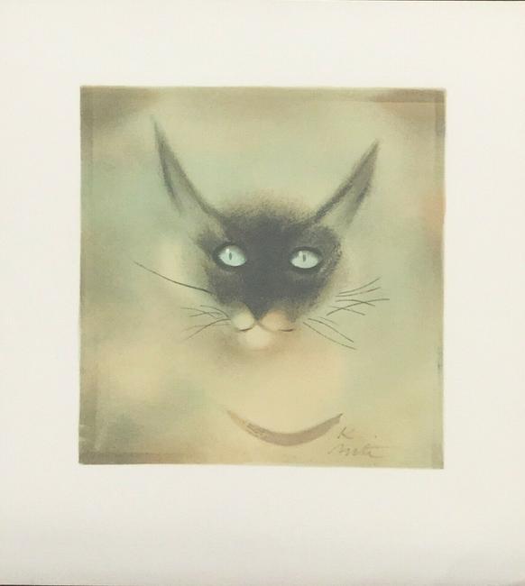 Moti Siamese Cat original lithograph signed (1 of 1)