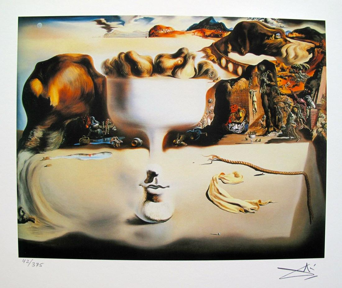 Salvador Dali limited edition: Salvador Dali Limited Edition Print. This Print is a facsimile signed, pencil numbered from a limited edition of 375. It is printed on high-quality archival paper. The paper measures 10" x 12". The im