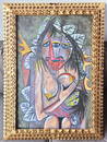 WIFREDO LAM OIL on Canvas Painting