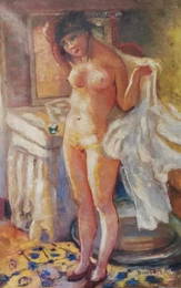 PIERRE BONNARD OIL PAINTING ON STRETCHED CANVAS