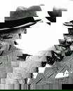 Black and White Winston Churchill Photo