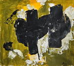 Abstract Canvas- Signed Motherwell 20th Century Modern Art