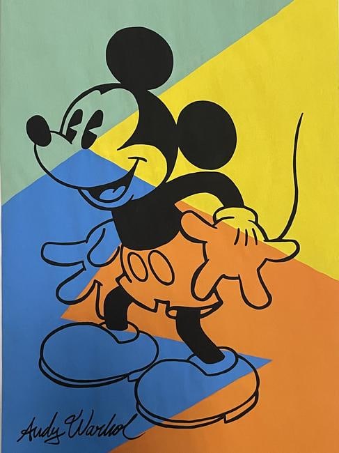 Andy Warhol - Drawing and Watercolor Painting on paper: Andy Warhol—Drawing and Watercolor Painting on paper, signed artwork. This is not a print; the drawing was acquired from an estate sale. It does not come with any paperwork to verify its Authenticit