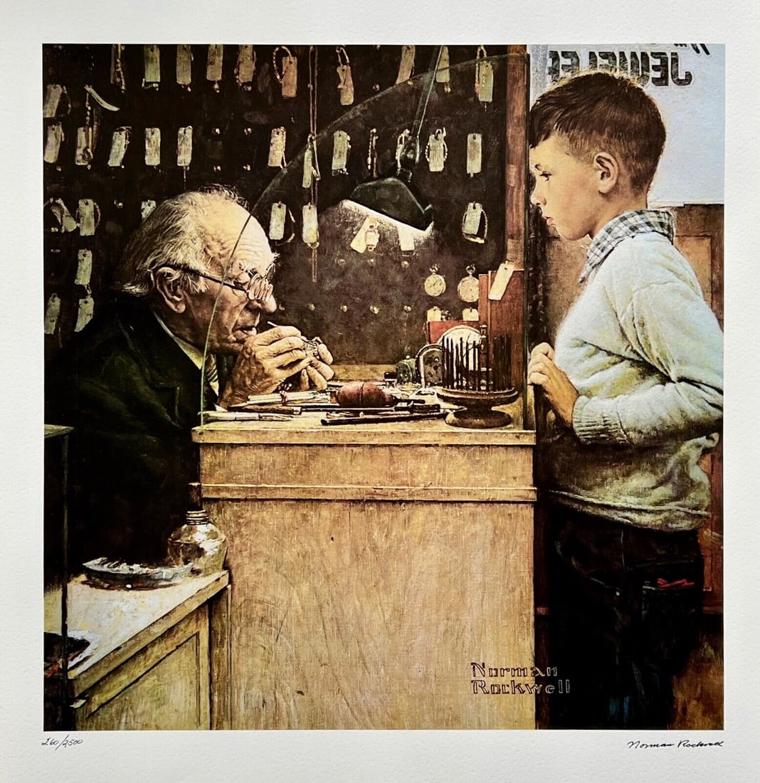 Norman Rockwell Signed Limited Edition Lithograph (1 of 2)