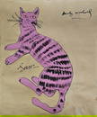 Abstract Canvas- Signed Andy Warhol  20th Century Modern Art