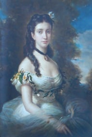 Oil painting after Franz Xaver Winterhalter