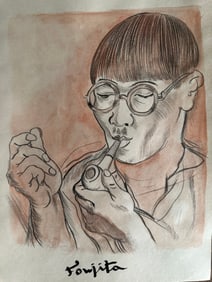 TSUGUHARU FOUJITA Mixed Media on Paper