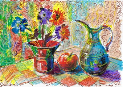 Original painting Art Mixed Media