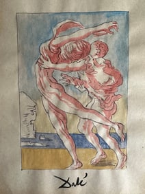 Mixed Media Salvador Dali on Paper