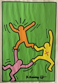 Keith Haring Drawing Pop Art