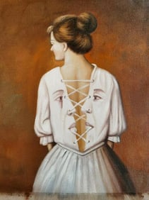 Modern Abstract Oil Painting on Canvas