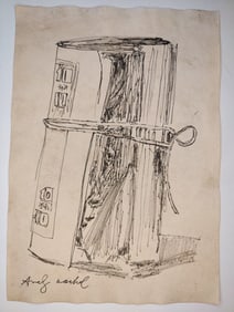 Andy Warhol Mixed Media on Paper