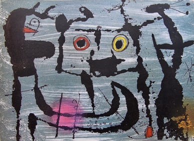 Joan Miro limited edition lithograph