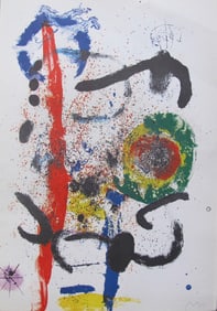 Joan Miro limited edition lithograph