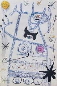 Joan Miro limited edition lithograph